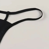Black Print Thongs Seamless Intimates Panties Outfits G-strings