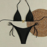 Sexy Bikinis 2025 Swimsuit For Women Starfish Swimwear Brazilian Bikini Set Biquini Female Swimming Suit Print Beachwear