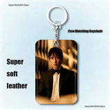 B-Byung H-Hun Lee Cartoon Card Keychain Anime Fashion Pendant Bag ID Door Card Case Bus Card Cute Adult