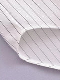 Foridol White Stripe Shirt Dress Women Autumn Spring Slit Casual Oversize Single Breasted Turn Down Collar Short Summer Dress