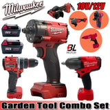 Milwaukee 18V Cordless Tools: Impact Wrench, Drill, Grinder, Blower, Ratchet Wrench & Rangefinder, Fits M18 Lithium Battery