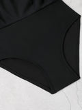 2026 Halter String Solid Swimsuit One Piece Sexy Black MeshSwimwear Women Bathing Suit Female Swimming Summer Beachwear Bodysuit