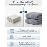 Luxury 16-Piece Bath Towel Set With Washcloths Included