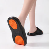 Non-Slip Shower Slippers Women Men Comfortable Soft Sole Couple Slippers Summer 2025 Lightweight Flat Heel Bathroom Slides