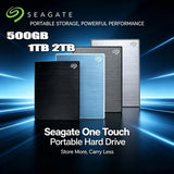 For Seagate 2.5" Ultra-Thin Portable External HDD, USB 3.0 High-Speed, 500GB/1TB/2TB, for Laptop/PC Storage & Backup