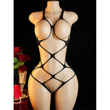 Unoccluded Bra Bodysuit Bold Desire Costume Super-sexy Rope Lingerie Mini Babydoll Lace Open-cup Body Stockings Women Underwear