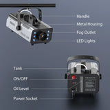 DayFlicker 1200W Fog Machine With RGB Lighting For Stage