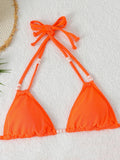 2026 String Triangle Printed Bikini Women Sexy Swimwear Female Halter Swimsuit Solid Bathers Bathing Swimming Swim Suit Beach