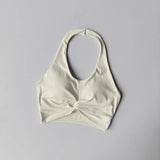 Women's Shock-Absorbing Yoga Sports Bra Beauty Back Design Integrated Neck Hanging Training Fitness Fitness Bra
