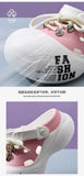 2026 New DIY Lace-up Fashion Clogs For Women Platform Slippers Thick Sole Summer Shoes Female Street Sandals Home Beach Slides
