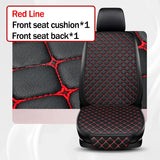 Kcimo Universal Pu Leather Car Seat Cover Seat Back Soft Cushion Minimalism Seat Cushion Chair Carpet Pad Auto Accessories