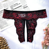Lace Romantic Floral Thong Soft Women's Underwear G-string Comfortable Female Lingerie