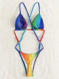 Sexy Extreme Mini Micro String Women Swimwear One Piece Swimsuit Female Cross Backless Monokini High Cut Bathing Suit Swim Lady