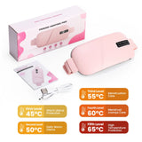 AGDOAD USB Menstrual Heating Pad With Abdominal Vibration Massager