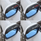 for Toyota Rav4 CHR Yaris Prius Avensis Corolla Camry Highlander GR 86 Accessories 2pcs car Rearview mirror Carbon fiber Rain