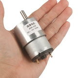 DC Gear Motor 6V/12V/24V 7RPM to 960RPM Reversible High Torque Gear Box JGB37-520 Electric Reduction Geared Motor