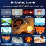 Wake Up Light Sunrise Alarm Clock,White Noise Machine,30 Soothing Sounds,12 Color Dimmable Night Light for Bedroom Heavy Sleeper