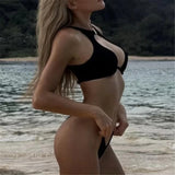 3PCS With Skirt Underwired Cut Out Bikini Women Swimwear Female Swimsuit Three-pieces Bikini Set Bather Bathing Suit Swim V7733