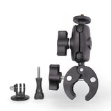 Panoramic sports camera motorcycle mount suitable for GoPro DJI Insta360 handlebar selfie stick fixing bracket accessories