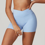 Yoga Shorts Women High Waist Workout Shorts Fitness Yoga Tights Lift Butt Fitness Ladies Yoga Gym Running Short Pants Sportswear