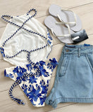 One Piece Swimsuit For Women 2025 New Vintage Retro Swimwear Print Swimsuit Halter Beachwear Sexy Monokini Female Bathing Suit