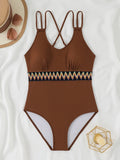 2026 Sexy High Cut Swimsuit One Piece Solid Swimwear Women Bathers Bathing Swimming Swim Suit Female Beachwear