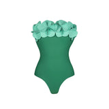 2026 New Retro One Piece Swimsuit Skirt Shoulder Strappy Swimsuit Print Floral Swimwear Women Slimming Bathing Suit Beach Wear