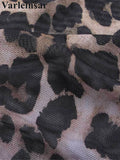 S - XL New Leopard Halter V Neck Backless Tunic Beach Cover Up Cover-ups Beach Dress Beach Wear Beachwear Female Women V7841