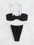 ZTVitality Sexy Patchwork Push Up Bikini Set 2025 New Arrival Biquini Padded Swimsuit Women Swimwear Summer Beachwear Brazilian