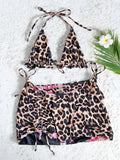 XS - L Two-side Wearable Reverside Bikini Women Swimwear Female Swimsuit Three-pieces Bikini Set Bathing Suit Swim Beachwear