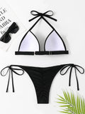 2025 Halter Bra Cup Bikini Women Swimsuit Female Push Up Swimwear Two Pieces Bikini set Brazilian Bather Bathing Suit Swim Lady
