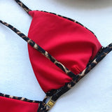 2025 Sexy Leopard Brazilian Bikini Women Swimsuit Female Thong Swimwear Two Pieces Bikini Set Mini Micro Bathing Suit Swim Lady