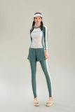 New Swimsuit with High-end Feel Sports Split Two-piece Set, Conservative Slimming, Flat Corner Pants, Hot Spring Swimsuit