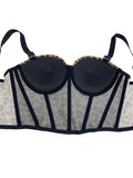 Fishbone Corset Cross-Border European and American Leopard Print Spicy Girl Tank Top Sexy Inner Wear Camisole High-End Outerwear Bra