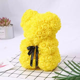 Rose Bear Gift 25cm Artificial Teddy Rose Bear with Box