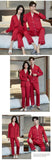 Spring and summer ice silk pajamas sexy lace long-sleeved cardigan home wear set