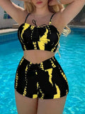 2026 Print String Bikini Swimsuit Women High Waist Shorts Swimwear Female Bathers Bathing Swimming Swim Suit Beachwear