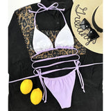 2026 New Wrap Arround Mini Bikini Female Swimwear Women Swimsuit Two-pieces Bikini Set Brazilian Bather Bathing Suit Swim V1229H