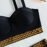 2025 Sexy Push Up Bra Cup Bikinis High Waist Bikini Female Swimsuit Women Swimwear Two-pieces Bikini set Bathing Suit Swim Lady