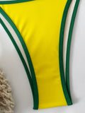 3 Pieces Brazilian Thong Bikinis 2026 Women Trikini Swimwear Female Halter Triangle Swimsuit & Tops Bathing Swimming Swim Suit
