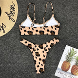 2026 Sexy Leopard Brazilian Bikini Female Swimsuit Women Swimwear Two Pieces Bikini Set High Cut Push Up Bathing Suit Swim Lady