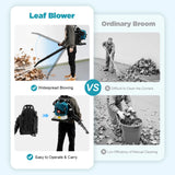 Gas Backpack Leaf Blower 4-Stroke With Cruise Control For Lawn