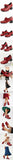 Plus Size 52 Soft Faux Leather Mary Jane Heels Pumps Big Bow Square Toe 5cm Chunky Block Heel Vintage Office Dress Shoes Women