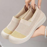 Women's shoes Women's Retro Dual-tone Slip-on Shoes Breathable Soft Sole for Comfort Summer Fashion Footwear Versatile Colorways