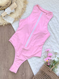 Sexy Sleeveless One Piece Women Swimsuit Sport Style Surf Wear Swimwear Lady Monikini Mujer Bathing Suit Bodysuit Padded 2024