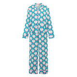 Women Christmas Pajamas Set Bow/Santa/Tree Print Long Sleeve Shirts Tops and Pants Sleepwear 2 Pieces Loungewear Suits