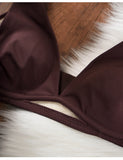 Elegant Deep V Rabbit Ear Bra 2026, Wireless Invisible Summer Bralette, Breathable Comfort Bra for Small Chest, Sophisticated