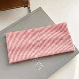 Sports Cycling Makeup Wash Face Hairbands Soft Korean Cotton Knitted Headband For Women Girls Bandanas Fashion Hair Accessories
