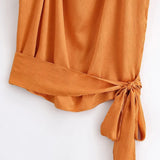 Women's Fashionable Casual Silk Satin Texture Knot Satin Sleeveless For Women Neck Design Shoulder Elegant Party Top Casual 9RIK