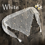 7 Colors Hollow Out Crochet Knitted Sarong Pareo Beach Cover Up Cover-ups Beach Dress Beach Wear Beachwear Female Women V7010